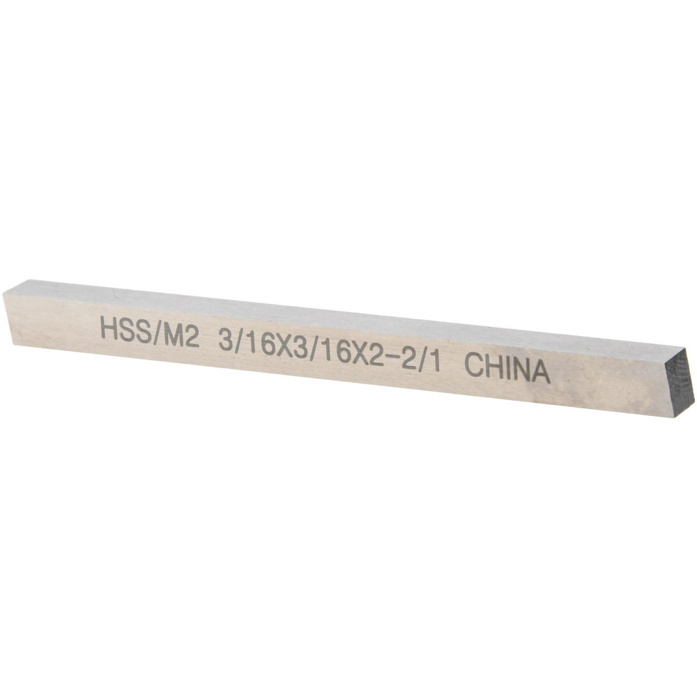 Show details for Quality Import FC51003 Tool Bit Blank: 3/16" Wide, 3/16" High, 2-1/2" Oal, M2 High Speed Steel, Square. Ground Picture of Quality Import FC51003 Tool Bit Blank: 3/16" Wide, 3/16" High, 2-1/2" Oal, M2 High Speed Steel, Square. Ground